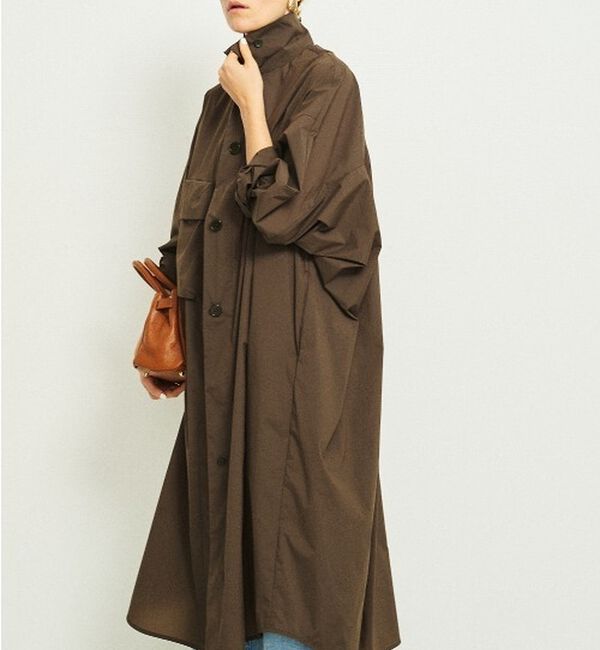 Rouge vif「撥水ナイロンライトコート」|ステンカラーコート|