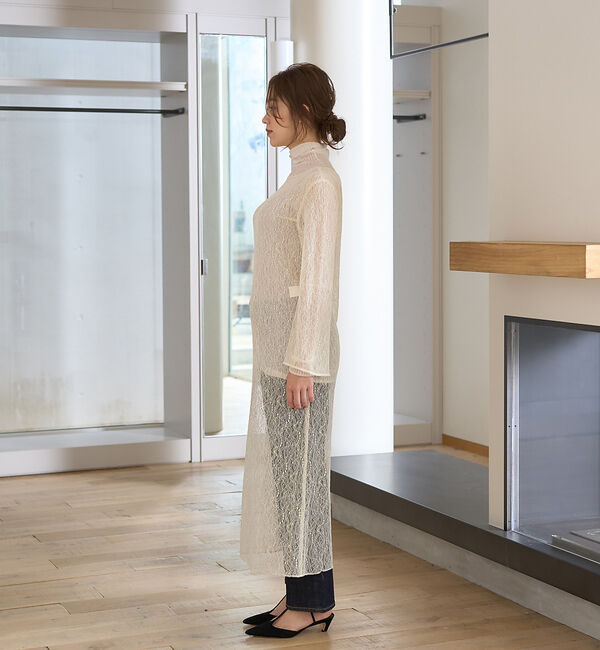 Rouge vif「前後２WAYサイドスリットレースワンピース」|ワンピース|