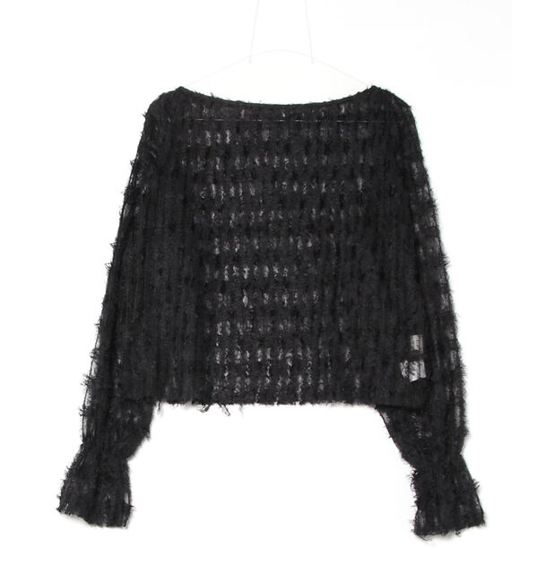 Rouge vif「【一部店舗限定】フェザーチュールブラウス」|シャツ・ブラウス|