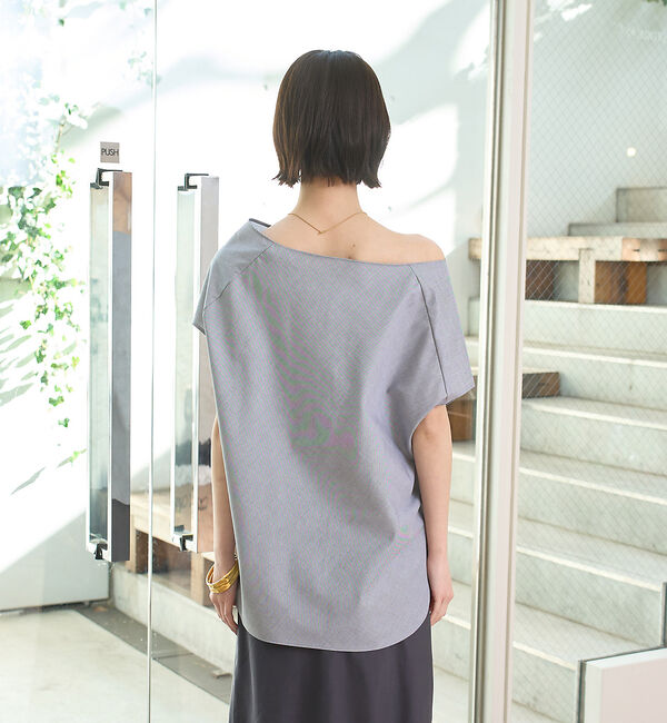 Rouge vif「ドレープカラーブラウス」|シャツ・ブラウス|