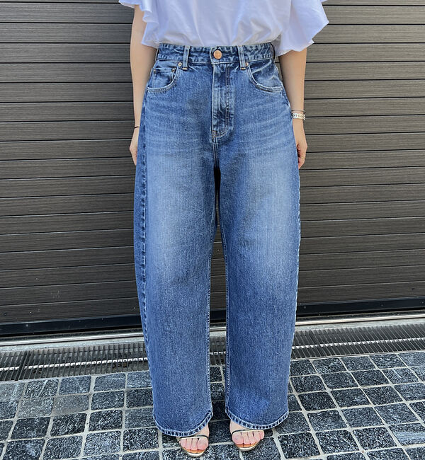 Rouge vif「【RED CARD/レッドカード】Montana カーブバギーデニム」|デニム|