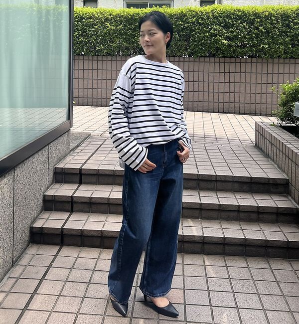 Rouge vif「【MONT KEMMEL/モン ケメル】バスクシャツ / ボーダーロングスリーブ」|Tシャツ・カットソー|