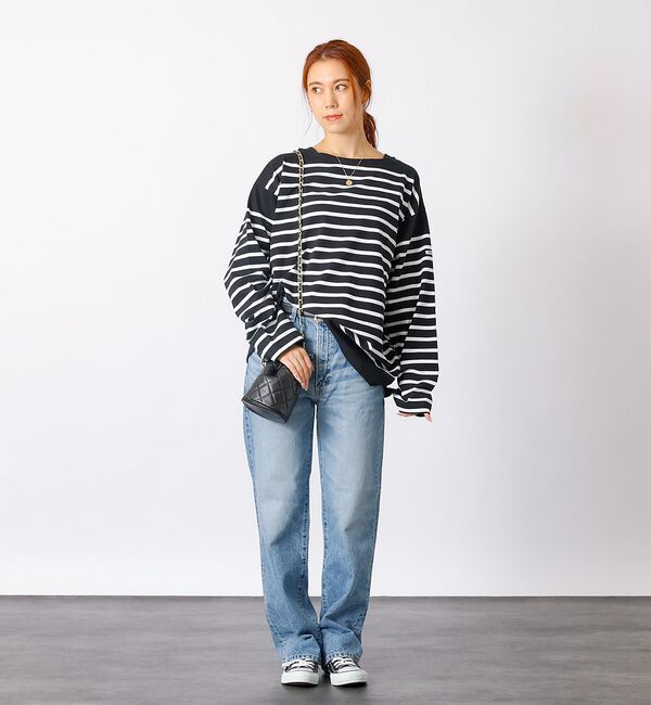 Rouge vif「【MONT KEMMEL/モン ケメル】バスクシャツ / ボーダーロングスリーブ」|Tシャツ・カットソー|