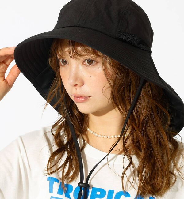 Rouge vif「【RUBEN/ルーベン】サンシェード サファリハット/SHADE SAFARI」|その他|ブラック