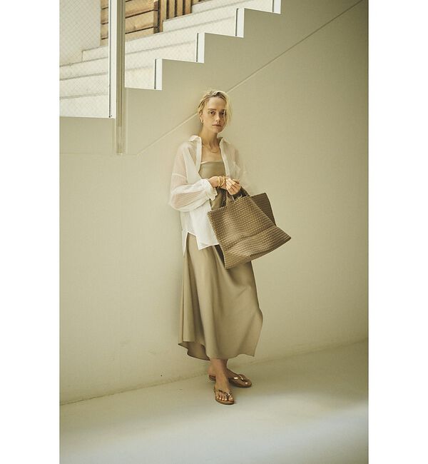 Rouge vif「【人気追加】【NAGHEDI/ナゲティ】ラージトートバッグ St Barths」|トートバッグ|