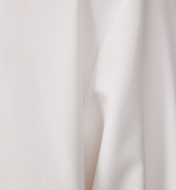 qualite「サイドボタンドレープブラウス」|シャツ・ブラウス|