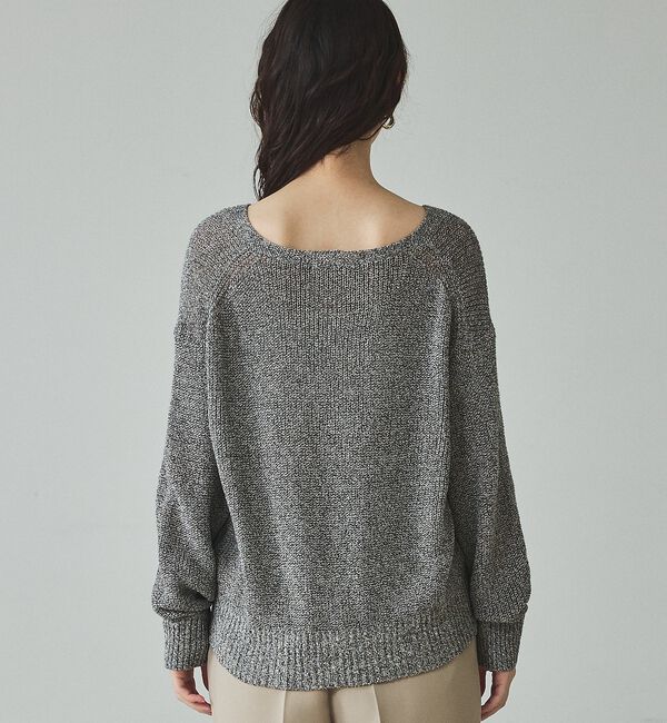 qualite「ミックスカラードライコットンニット」|ニット・セーター|