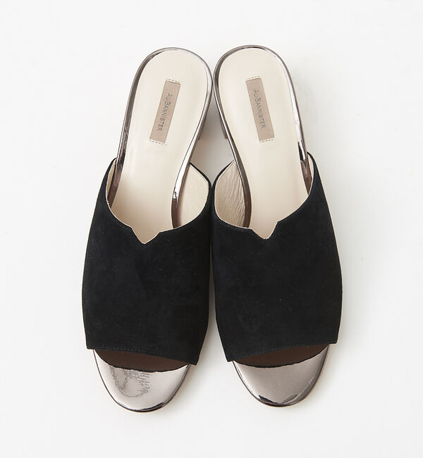 AU BANNISTER「マーブルヒールミュール」|サンダル|