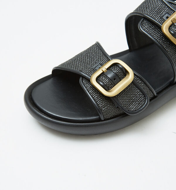 AU BANNISTER「【LAROUTE/軽量】ダブルベルトスポーツサンダル」|サンダル|