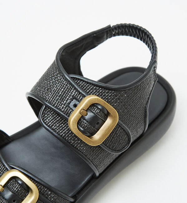 AU BANNISTER「【LAROUTE/軽量】ダブルベルトスポーツサンダル」|サンダル|