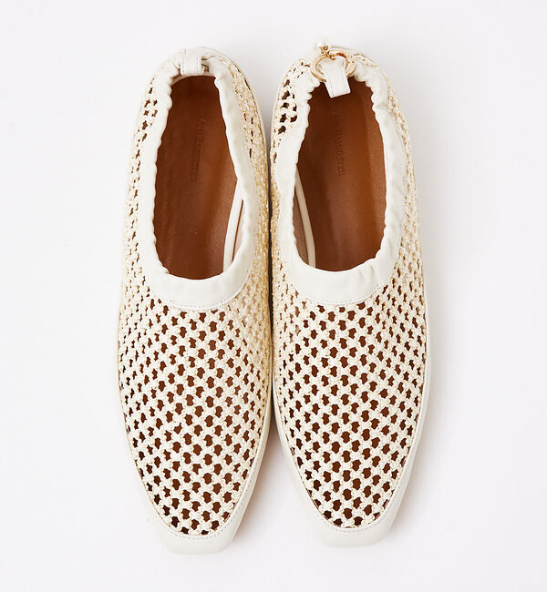 AU BANNISTER「パールチャーム付き メッシュフラットシューズ」|その他|