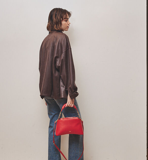 LOWELL things「【VERY掲載】Sque/クッションハンドルミニショルダー」|ショルダー・メッセンジャー|