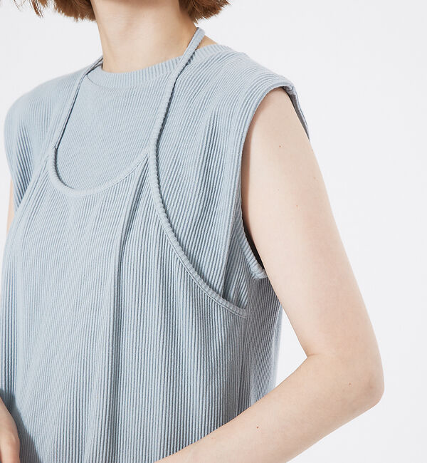 abahouse mavie「【大人のいちまんワンピ】カットリブレイヤード風ワンピ」|ワンピース|