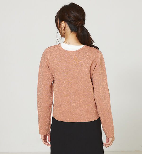 abahouse mavie「ラメプレーティング２ＷＡＹカーデ」|カーディガン|