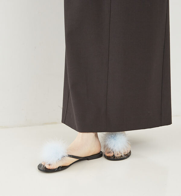 The Store by C' 「【LAOCOONTE】LULU Sofia／ファーサンダル」|サンダル|