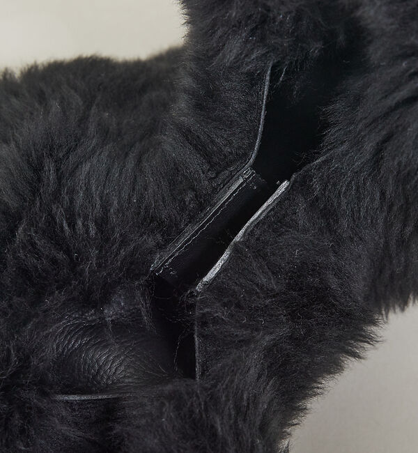 The Store by C' 「【CARUS】GOLD RING FUR BAG／ゴールドリングファーバッグ」|ハンドバッグ|