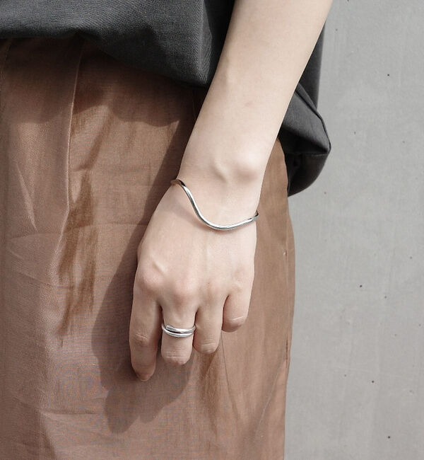 NOMINE「ウェーブ バングル」|ブレスレット・バングル|シルバー