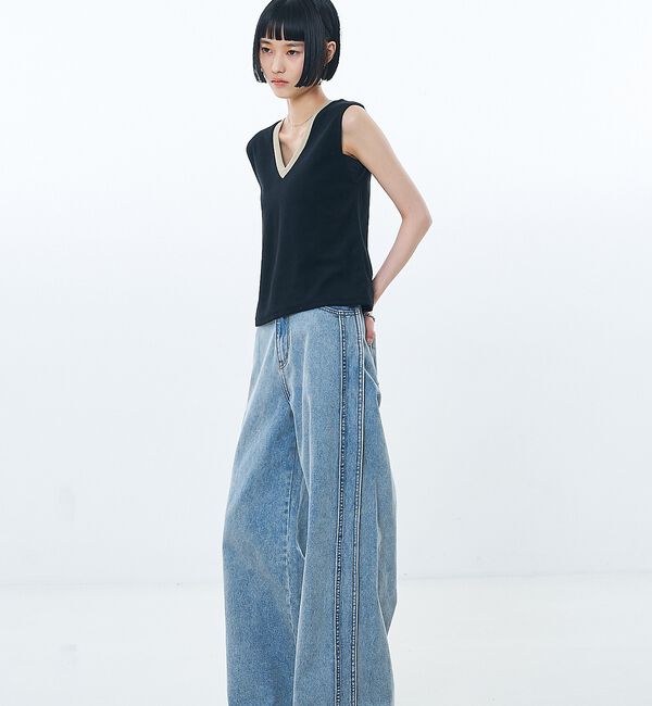 NOMINE「前後2WAY パイル タンク【予約】」|キャミソール|