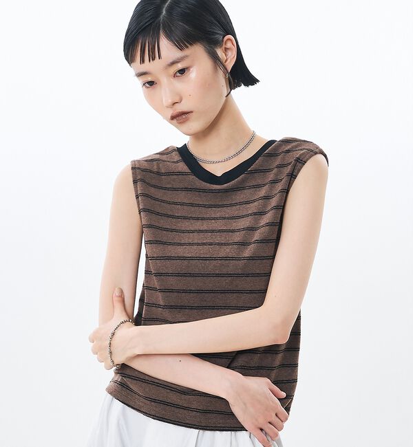 NOMINE「前後2WAY パイル タンク【予約】」|キャミソール|