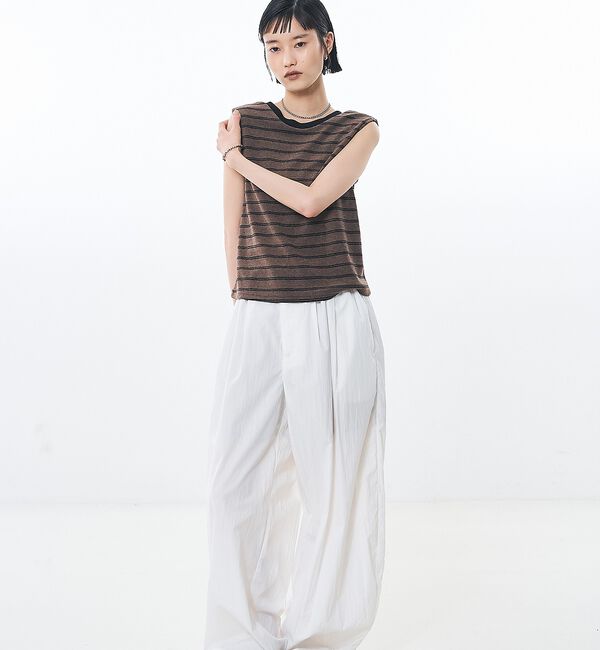 NOMINE「前後2WAY パイル タンク【予約】」|キャミソール|