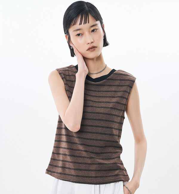 NOMINE「前後2WAY パイル タンク【予約】」|キャミソール|