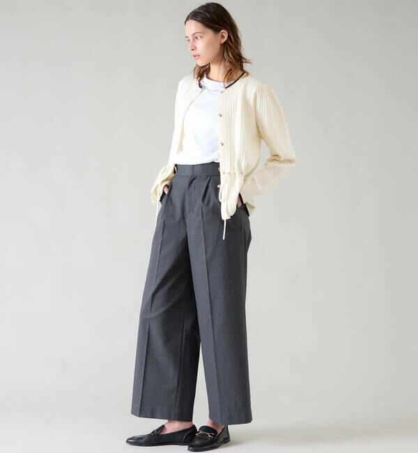 TIARA「サイドボタンワイドパンツ」|その他|