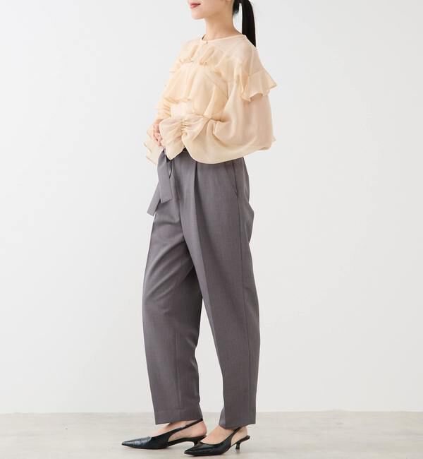 TIARA「 ラップルフリルブラウス」|シャツ・ブラウス|