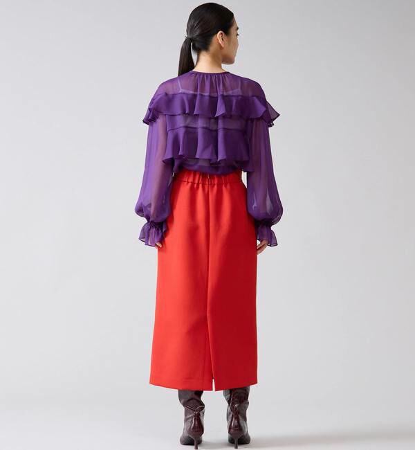 TIARA「 ラップルフリルブラウス」|シャツ・ブラウス|