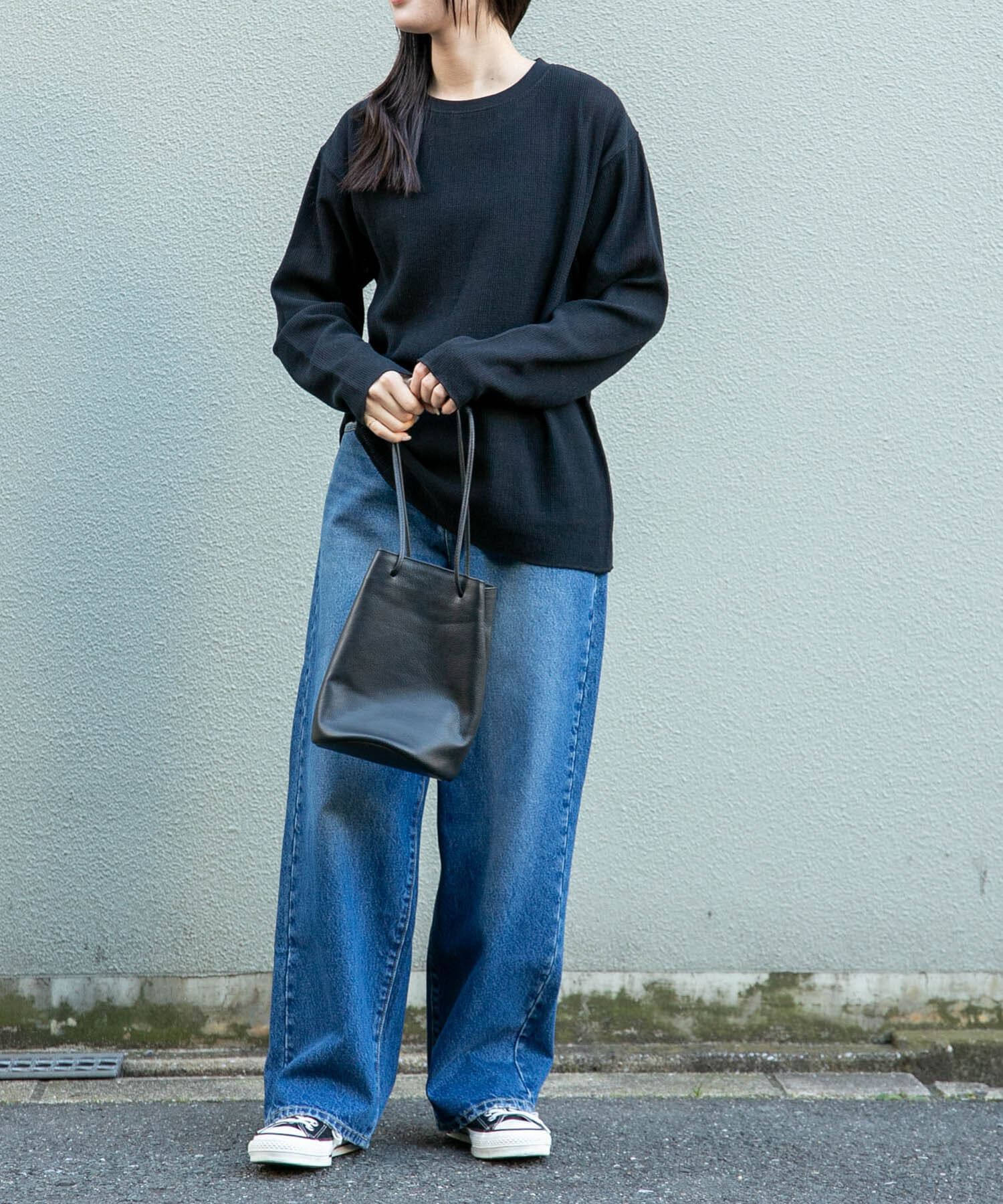 URBAN RESEARCH DOORS「FORK&SPOON　メッシュロングスリーブプルオーバー」|Tシャツ・カットソー|