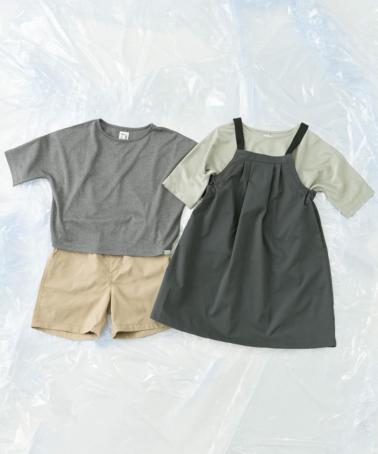 URBAN RESEARCH DOORS「『親子リンク』add fabrics ドルマンTシャツ(KIDS)」|その他|