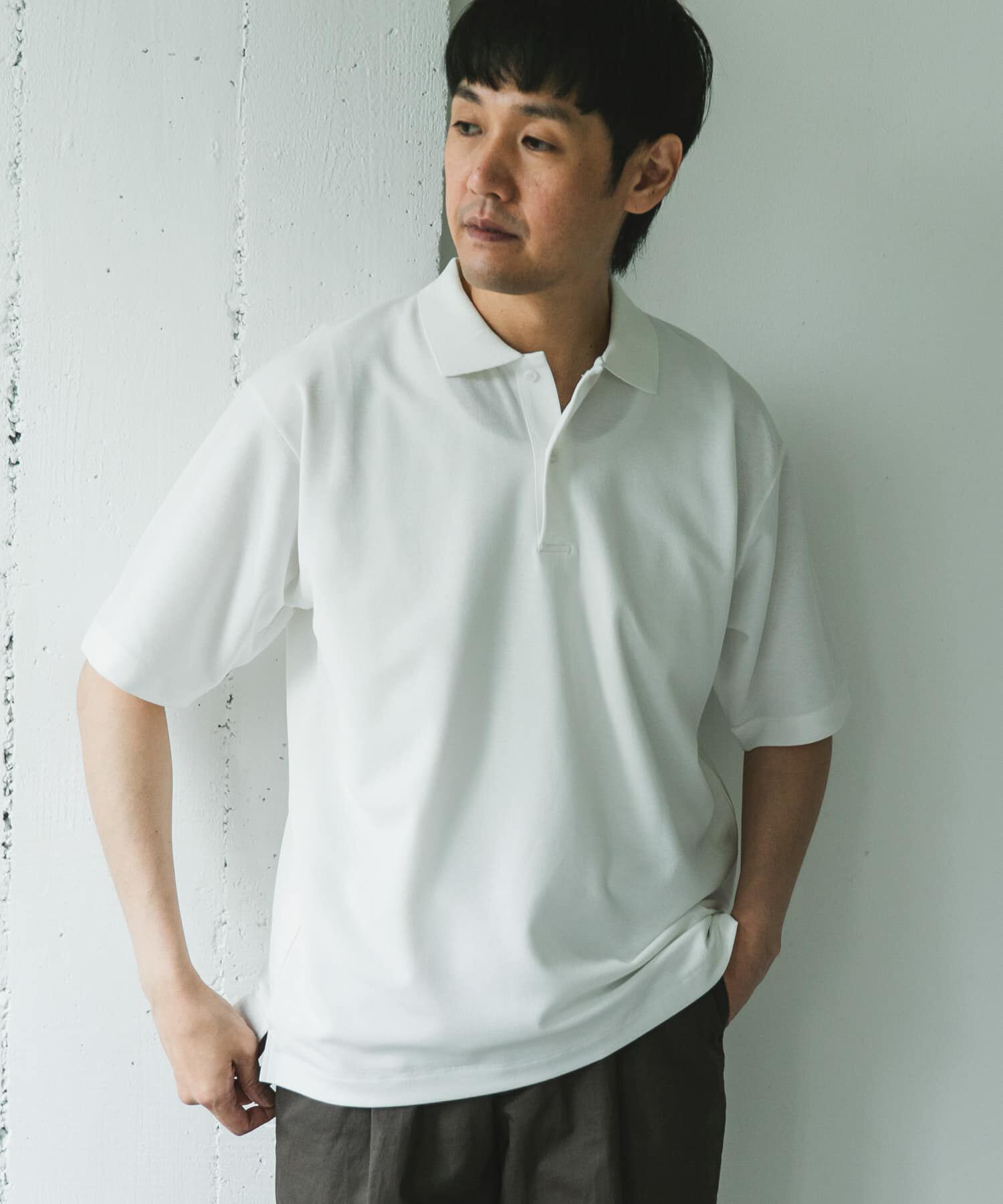 URBAN RESEARCH DOORS「『XLｻｲｽﾞ/WEB限定』『吸水速乾/接触冷感/ｲｰｼﾞｰｹｱ』ｸｲｯｸﾄ  」|ポロシャツ|