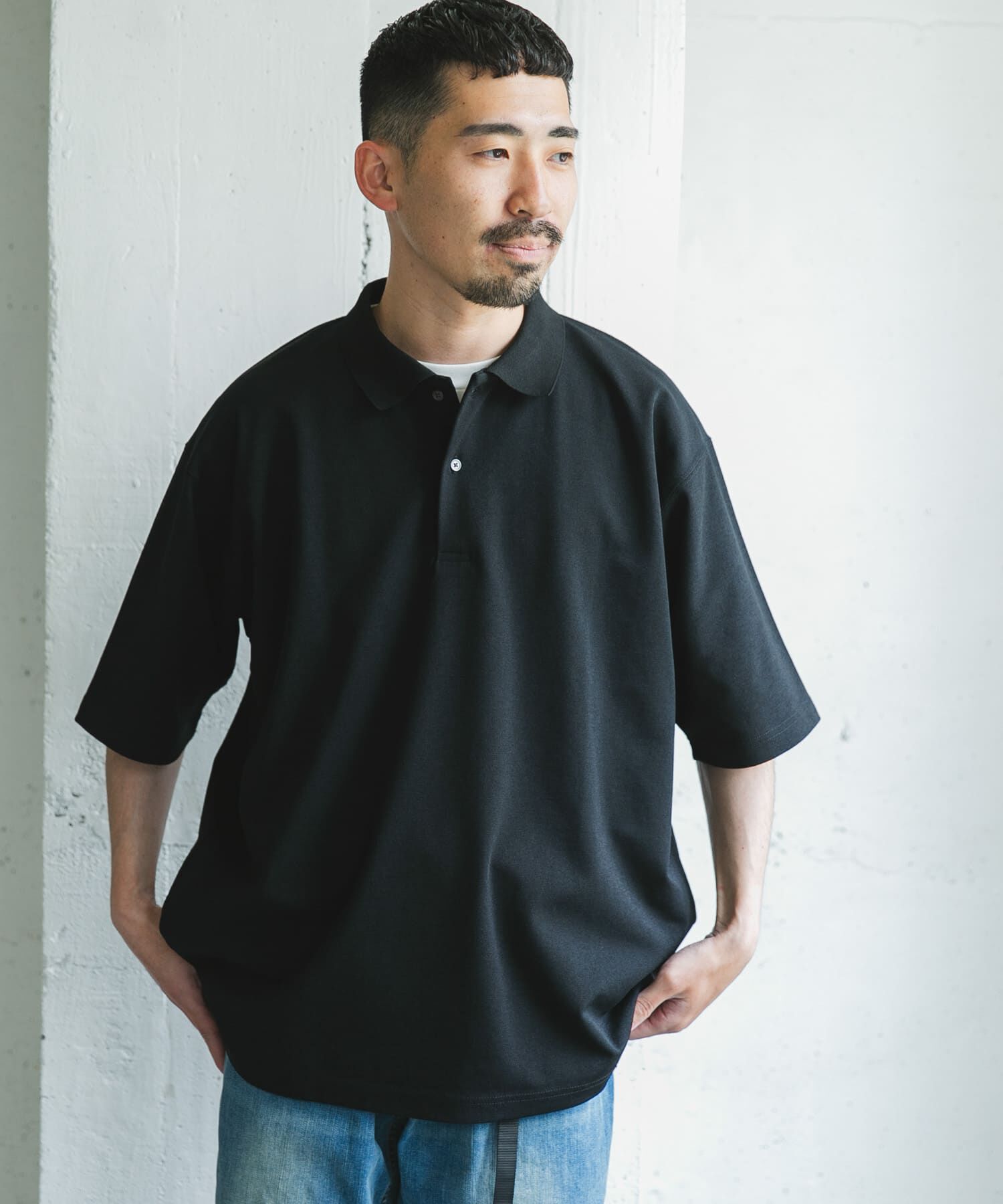 URBAN RESEARCH DOORS「『XLｻｲｽﾞ/WEB限定』『吸水速乾/接触冷感/ｲｰｼﾞｰｹｱ』ｸｲｯｸﾄ  」|ポロシャツ|