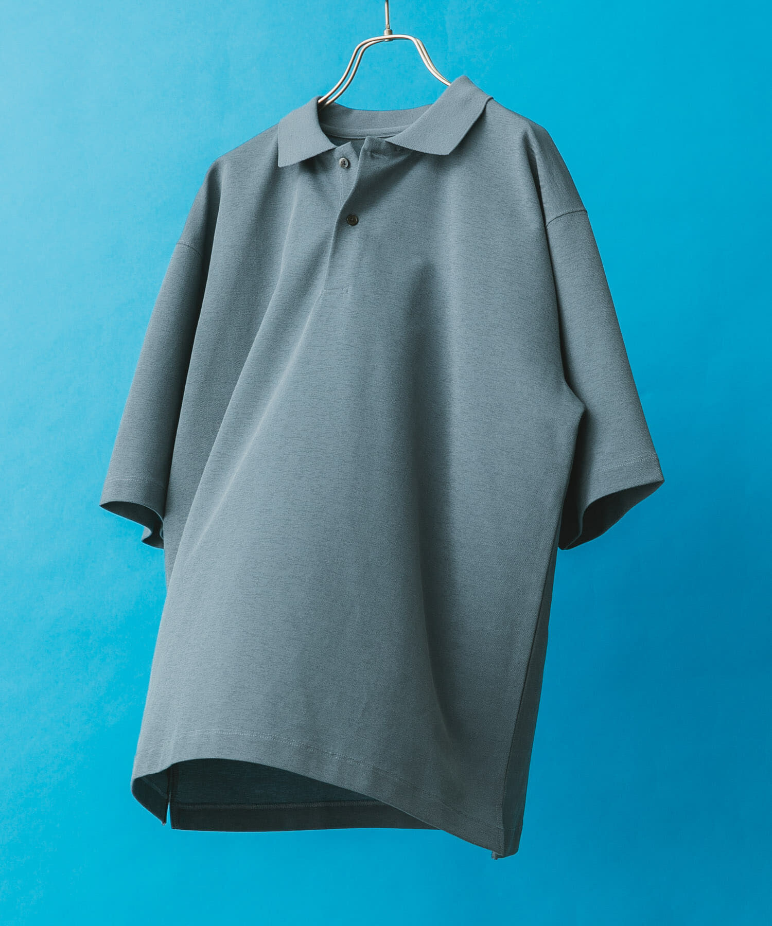 URBAN RESEARCH DOORS「『XLｻｲｽﾞ/WEB限定』『吸水速乾/接触冷感/ｲｰｼﾞｰｹｱ』ｸｲｯｸﾄ  」|ポロシャツ|ブルー系その他