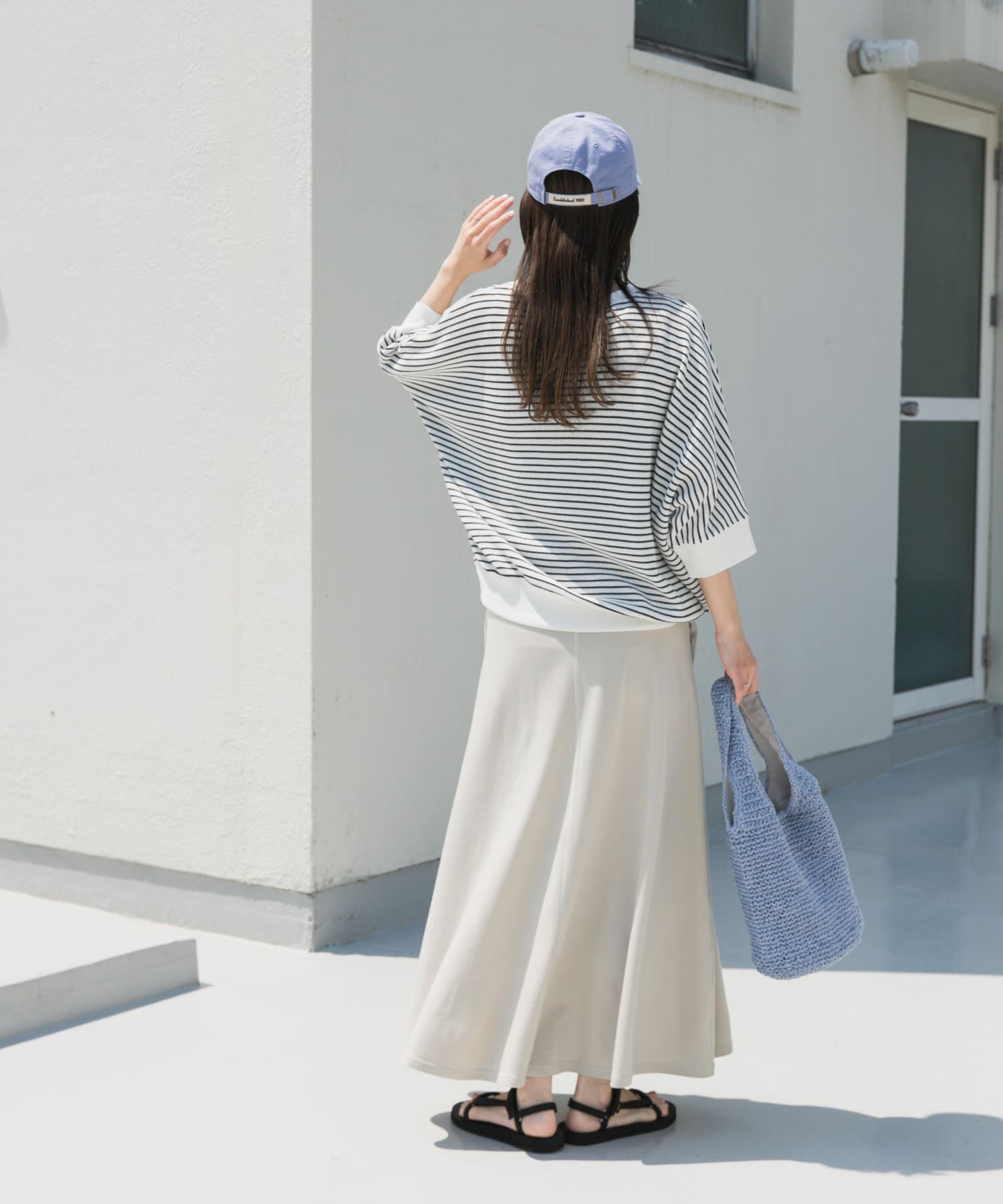 URBAN RESEARCH DOORS「タックフライスワイドTシャツ」|Tシャツ・カットソー|