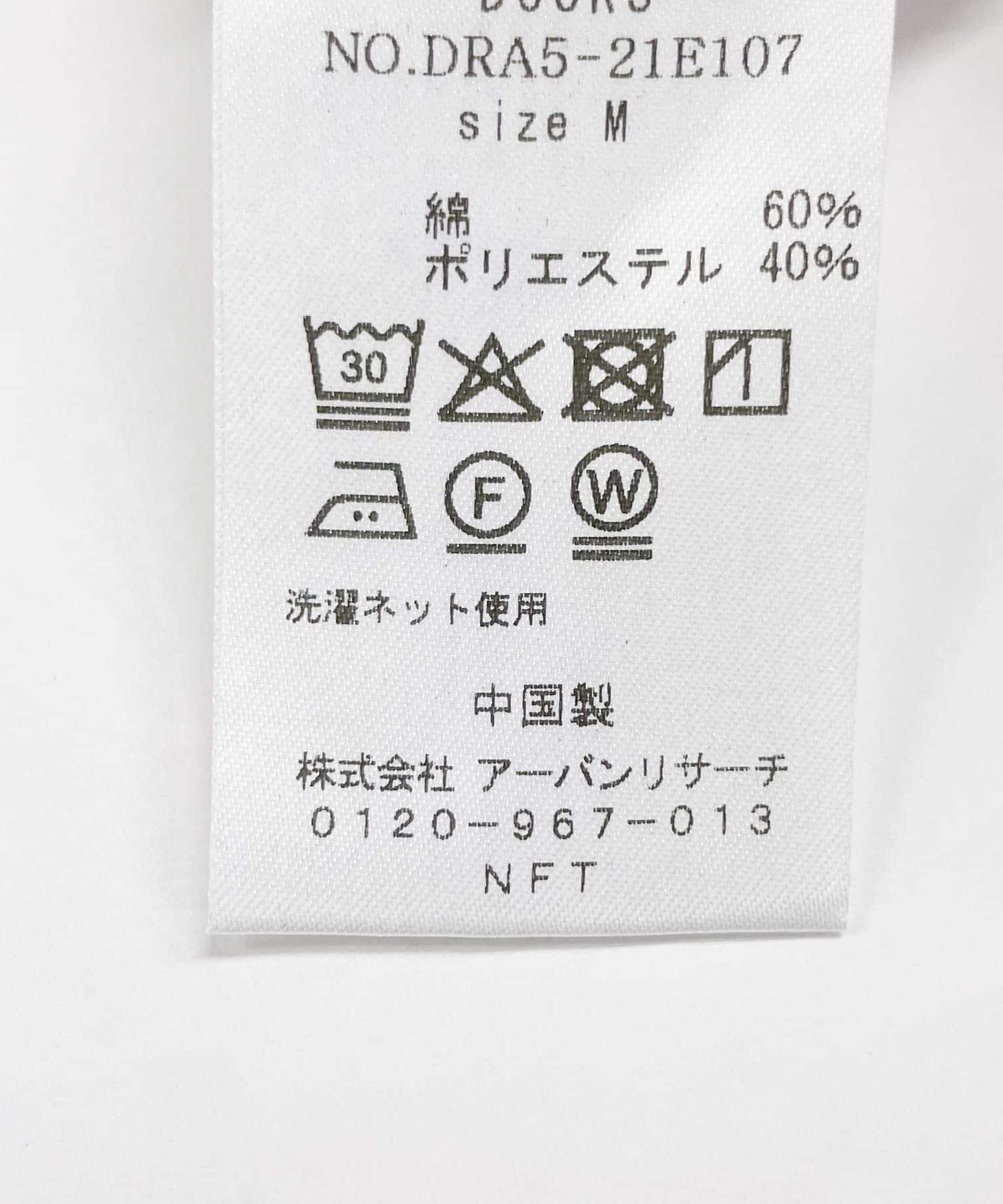 URBAN RESEARCH DOORS「タックフライスワイドTシャツ」|Tシャツ・カットソー|