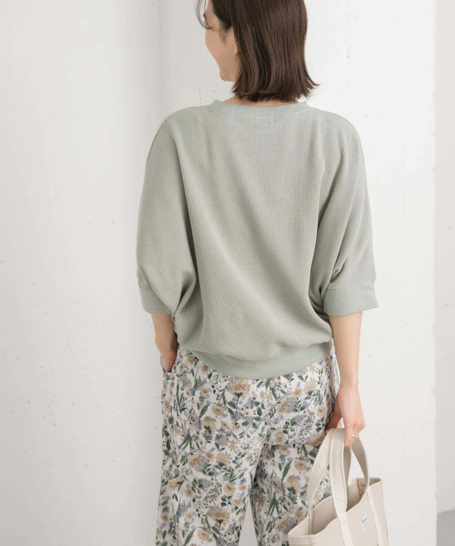 URBAN RESEARCH DOORS「タックフライスワイドTシャツ」|Tシャツ・カットソー|