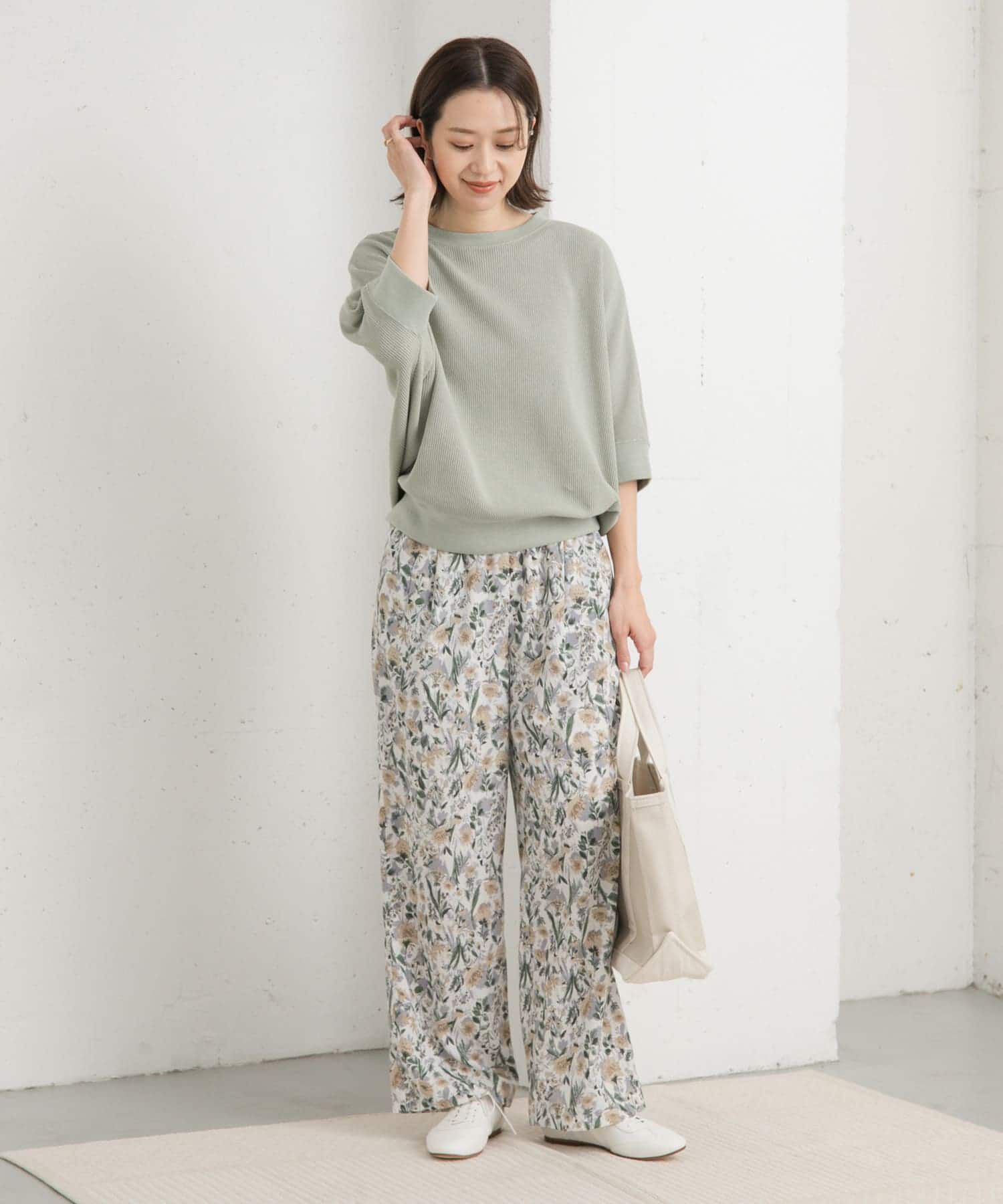 URBAN RESEARCH DOORS「タックフライスワイドTシャツ」|Tシャツ・カットソー|