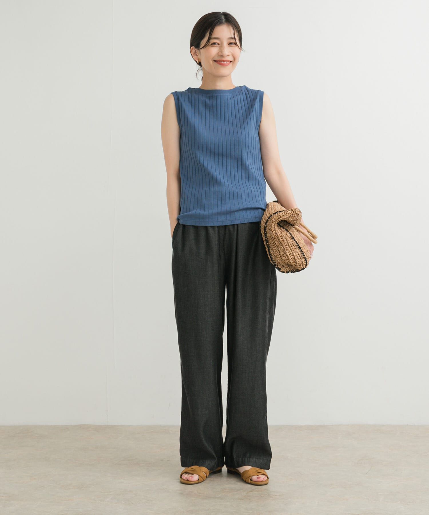 URBAN RESEARCH DOORS「リヨセルデニムイージーパンツ」|デニム|