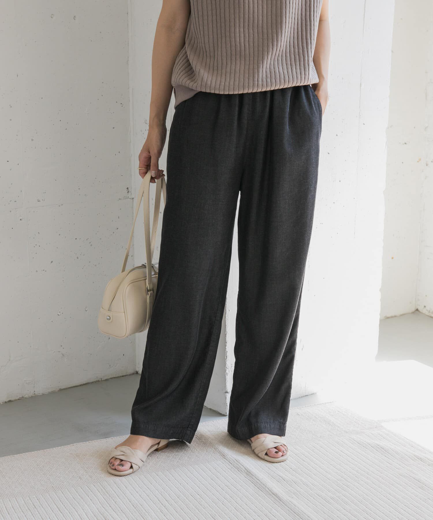 URBAN RESEARCH DOORS「リヨセルデニムイージーパンツ」|デニム|