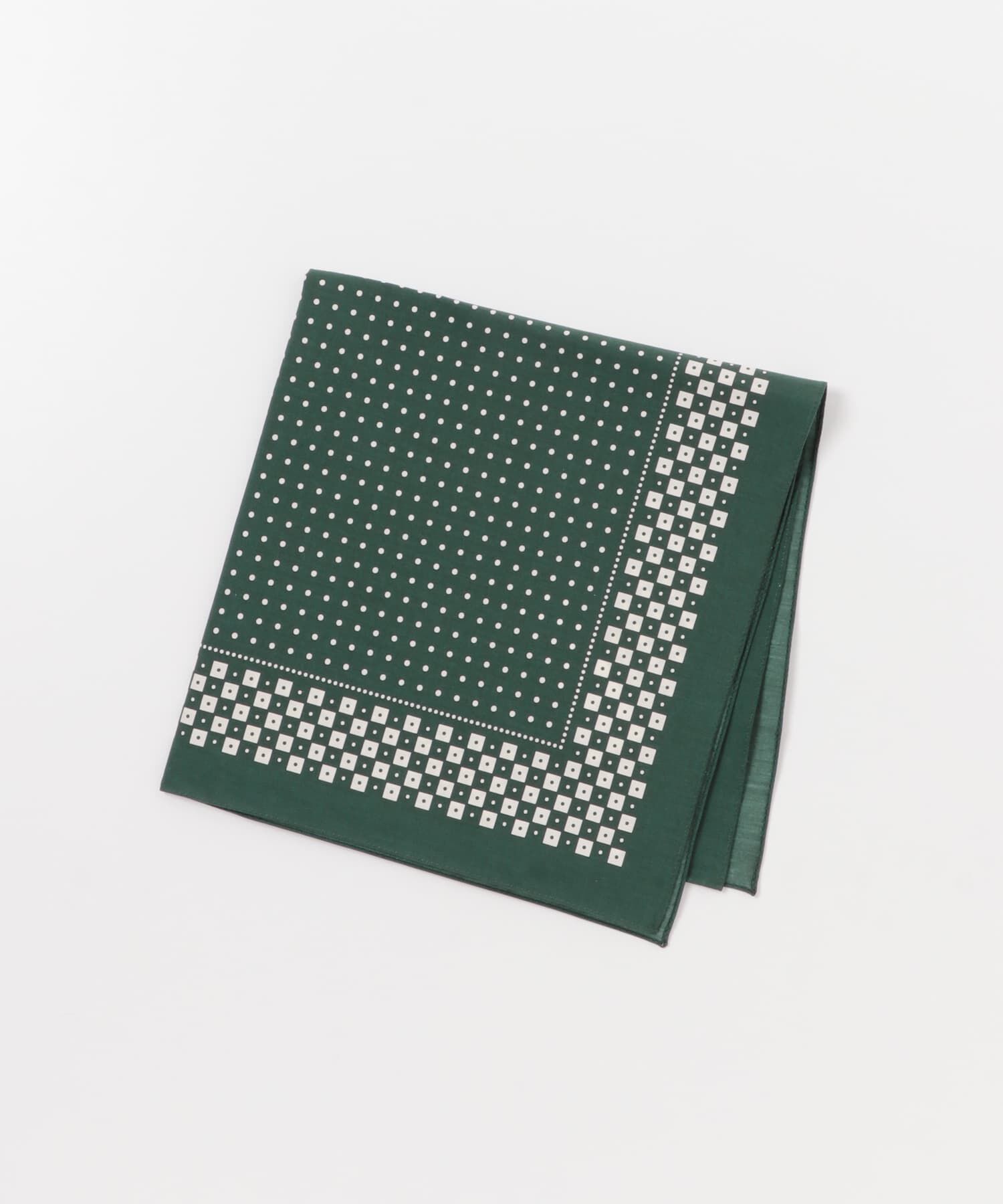 URBAN RESEARCH DOORS「LIFE STYLE TAILOR　コットンシルクドット柄ネッカチーフ」|ハンカチ|