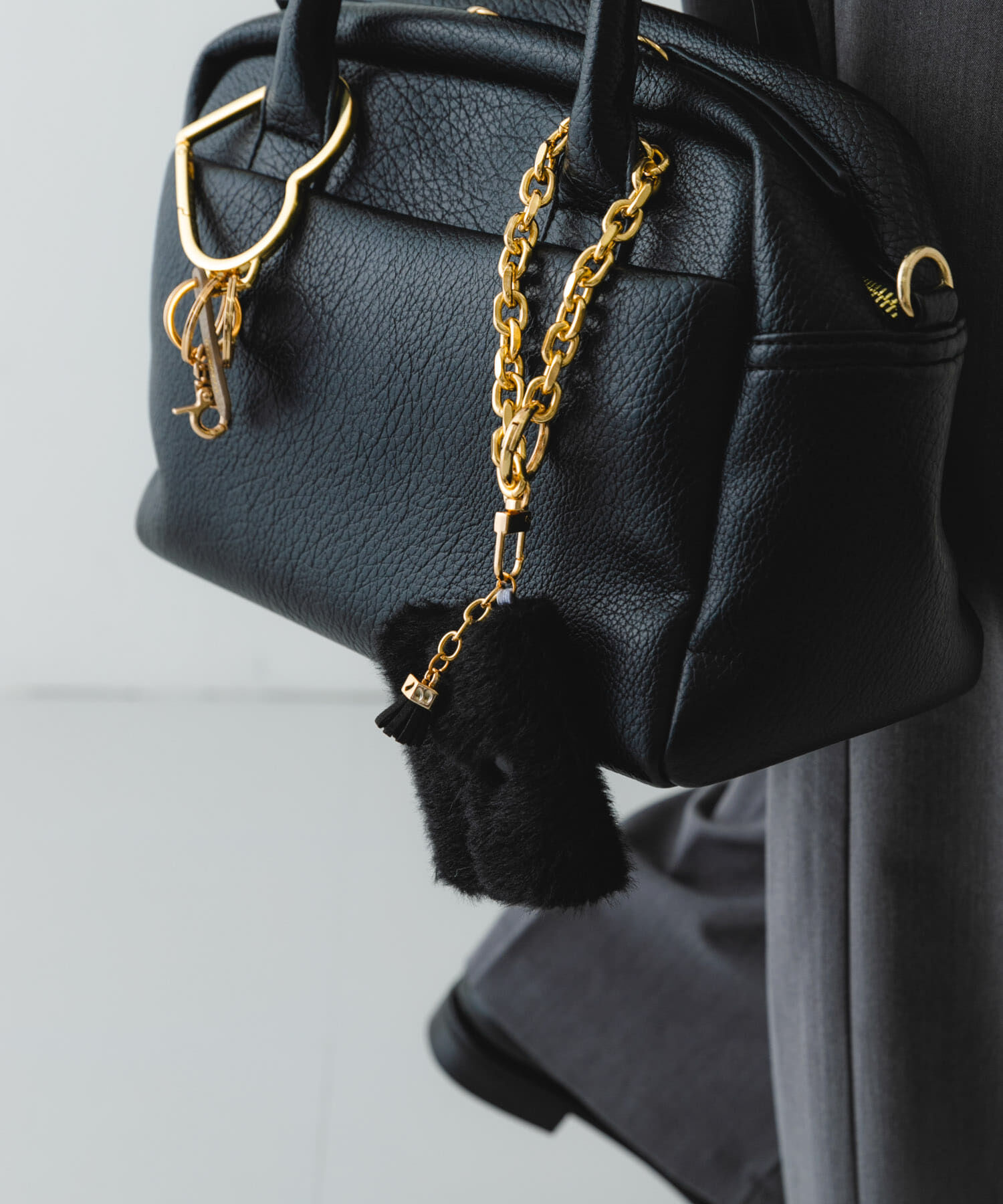 RODE SKO「フラッフィミニポーチチャーム」|チャーム・キーホルダー|