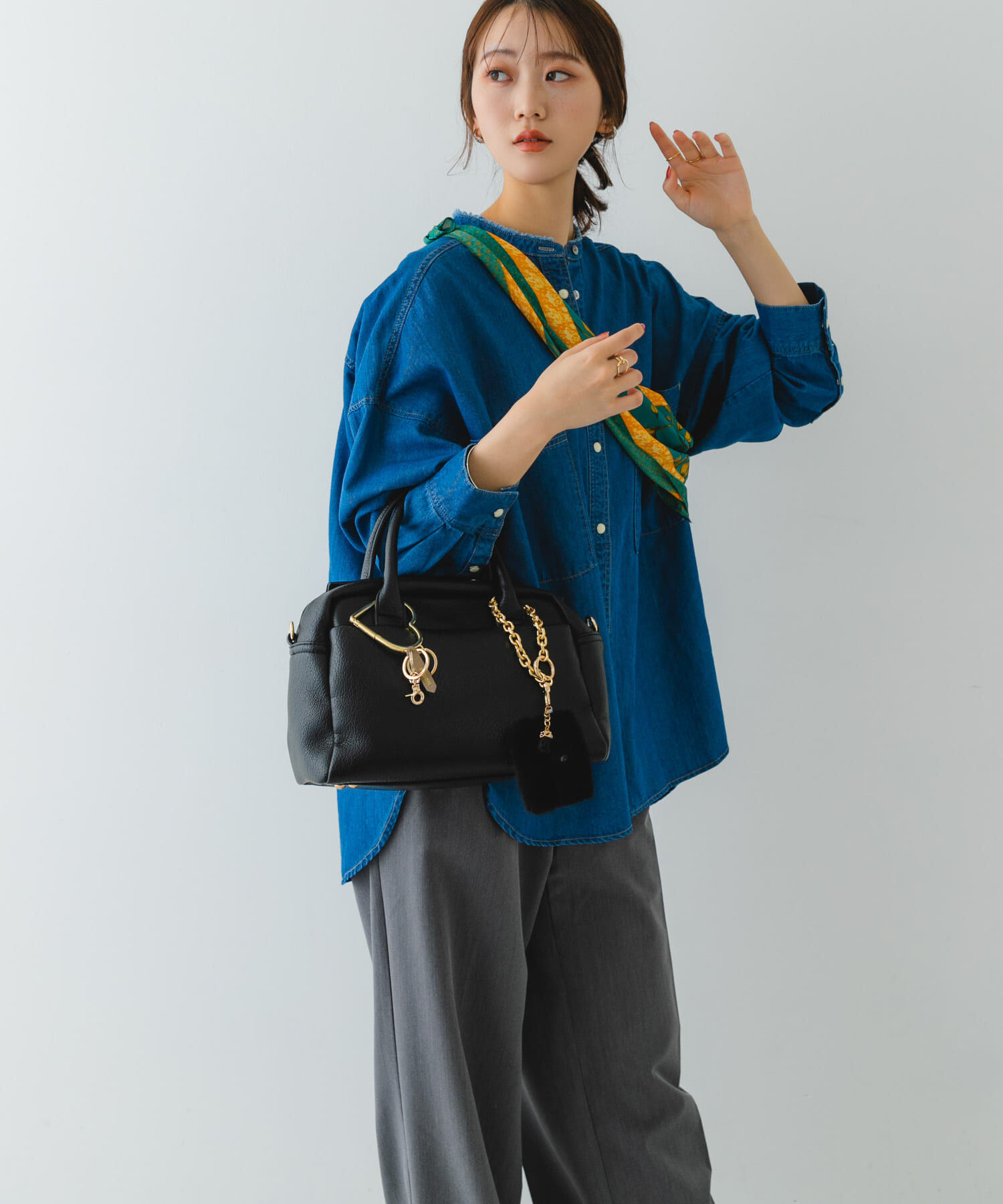 RODE SKO「フラッフィミニポーチチャーム」|チャーム・キーホルダー|