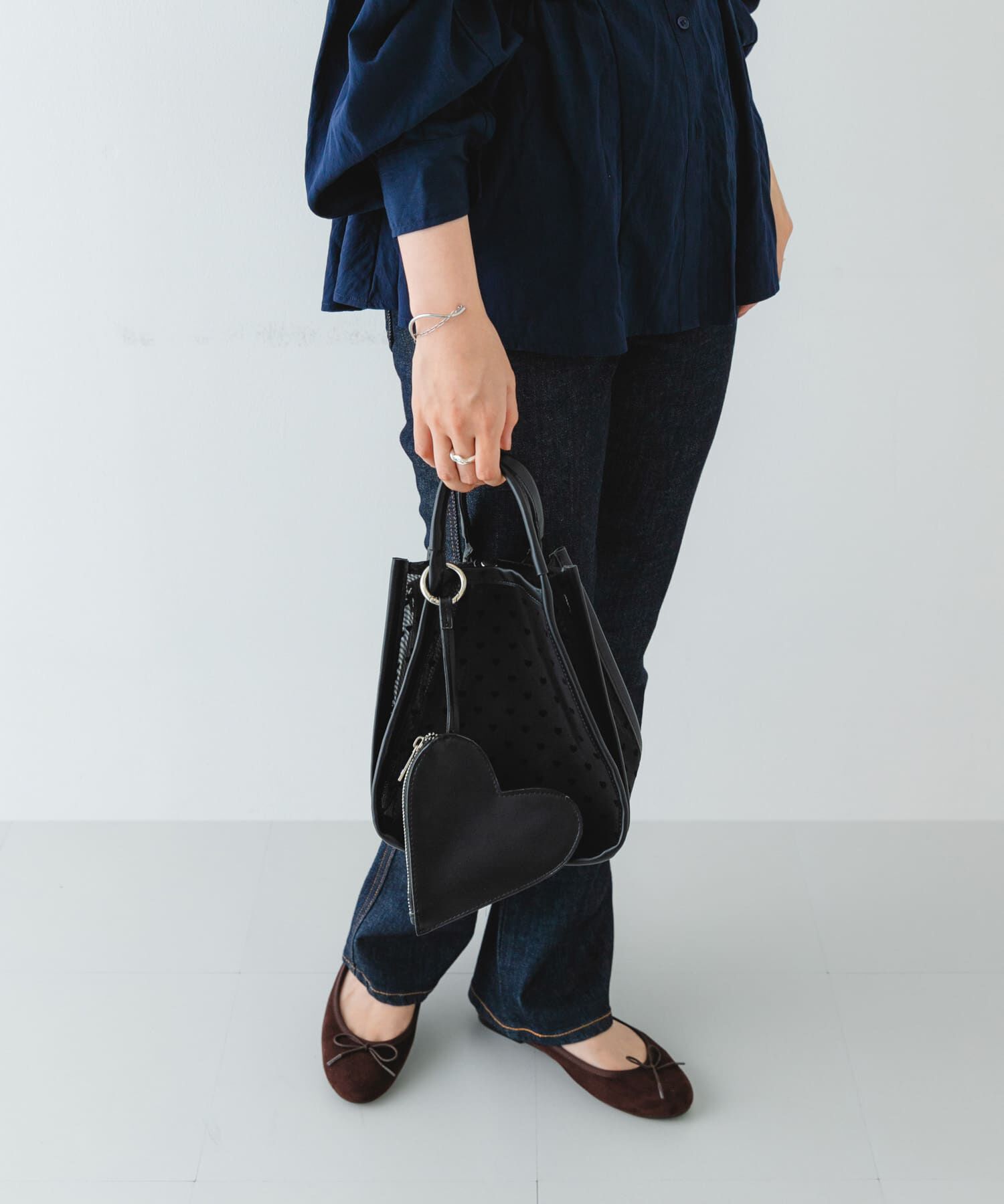 RODE SKO「ハートシアーハンドバッグ」|ハンドバッグ|