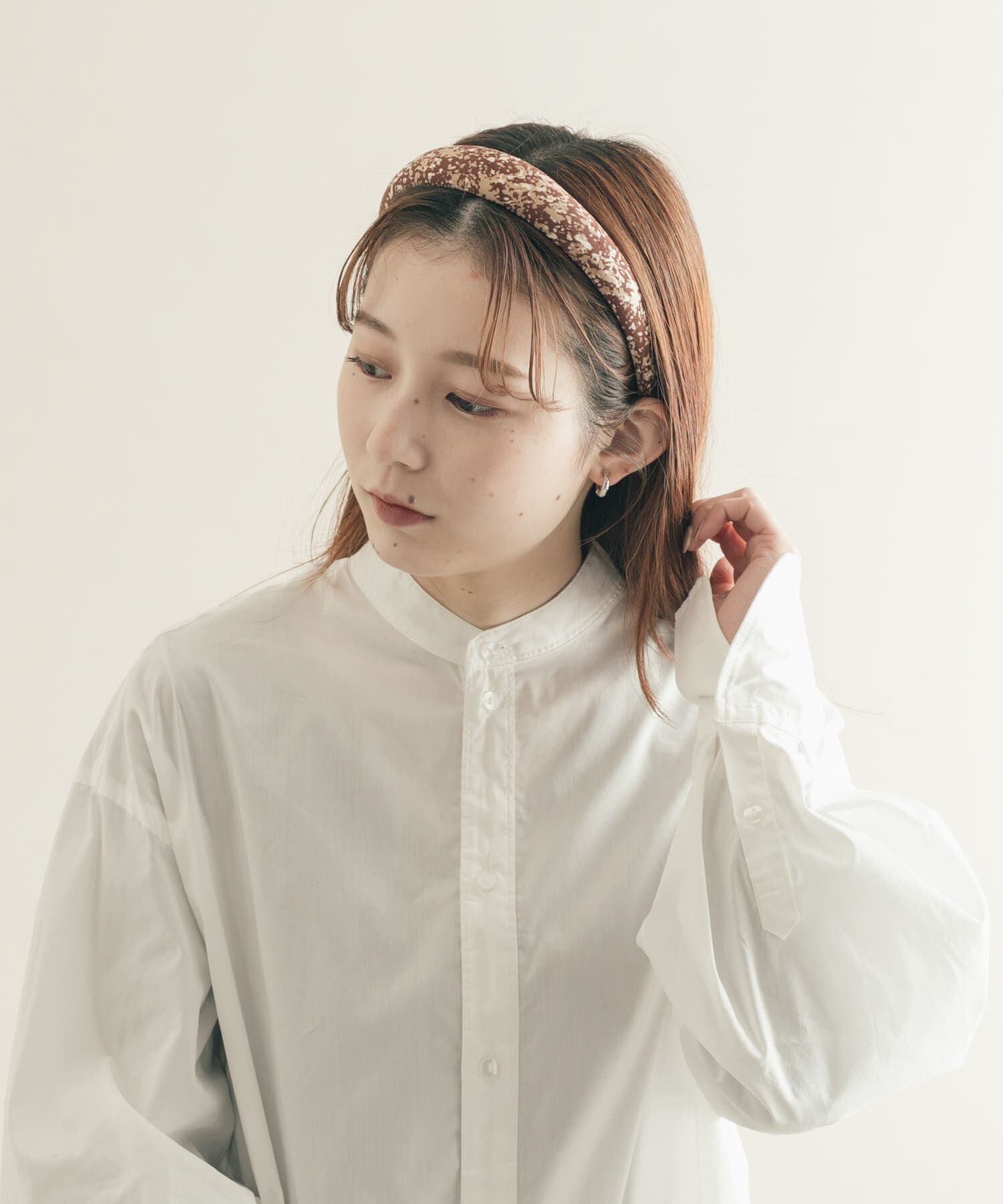 SMELLY「プックリプリントカチューシャ」|カチューシャ|