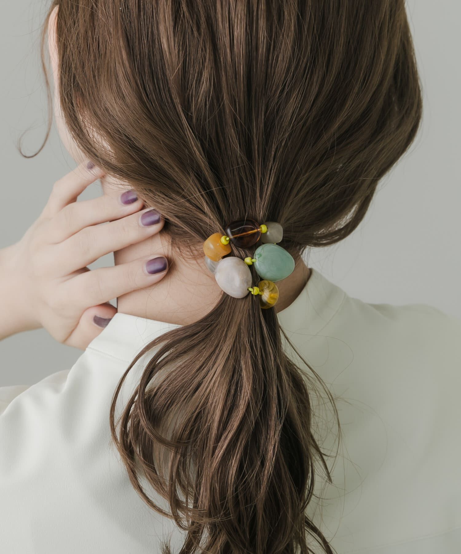 SMELLY「カラフルモチーフヘアポニー」|ヘアゴム・シュシュ|