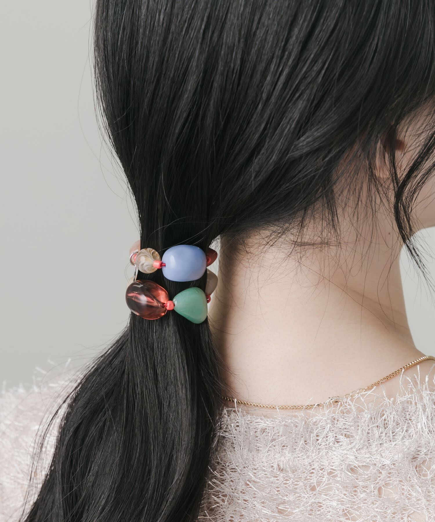 SMELLY「カラフルモチーフヘアポニー」|ヘアゴム・シュシュ|