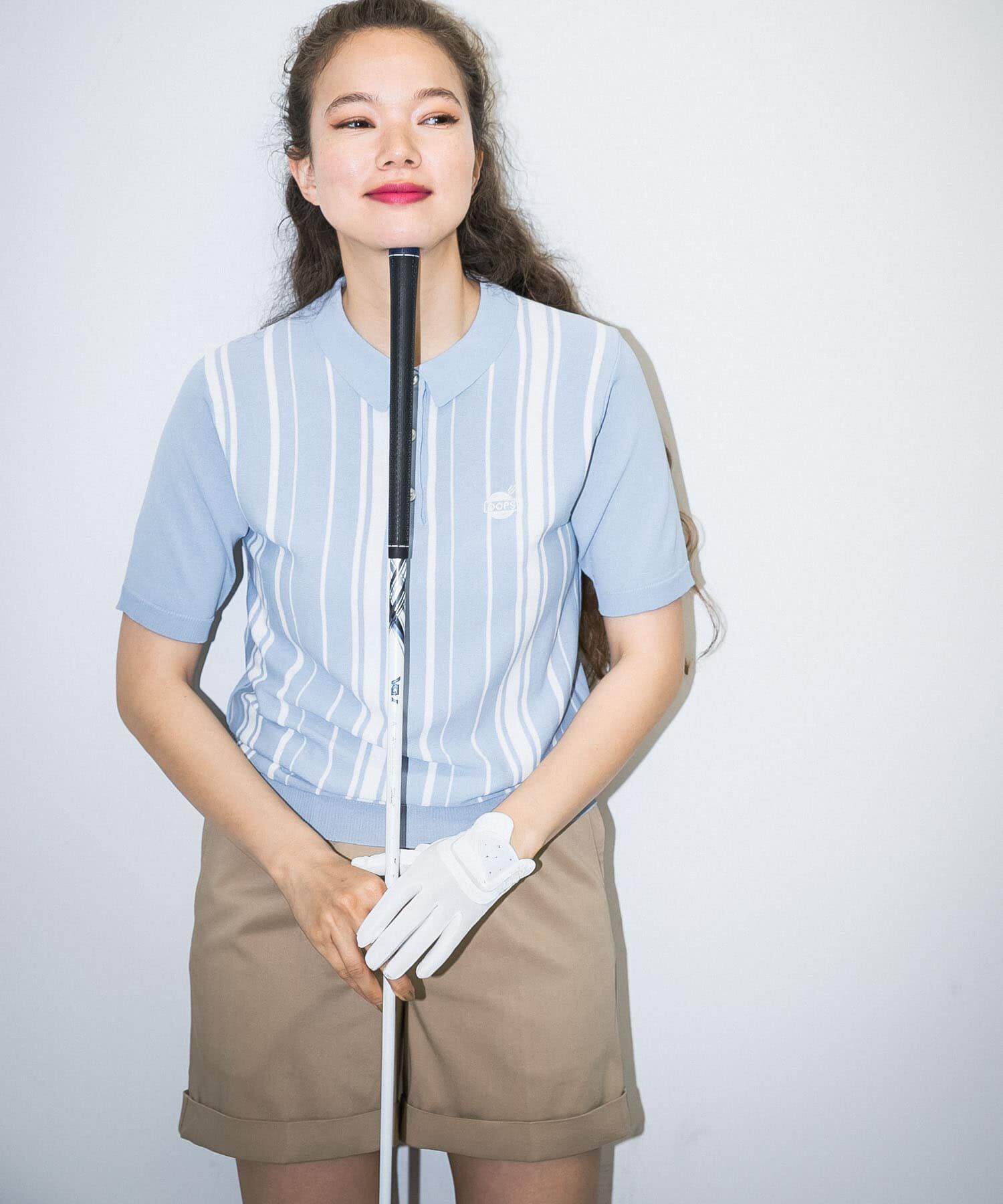 Sonny Label 「OOPS　ストライプ半袖ポロシャツ」|ポロシャツ|