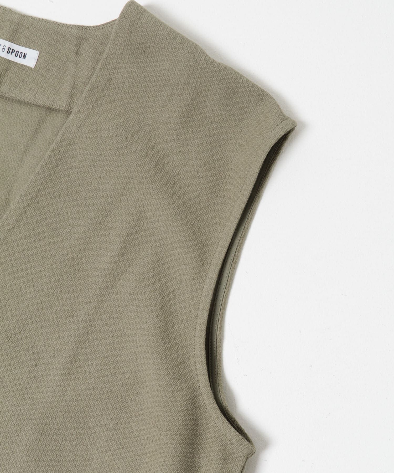 URBAN RESEARCH DOORS「FORK&SPOON　ジャガードUネックベスト」|ベスト・ジレ|