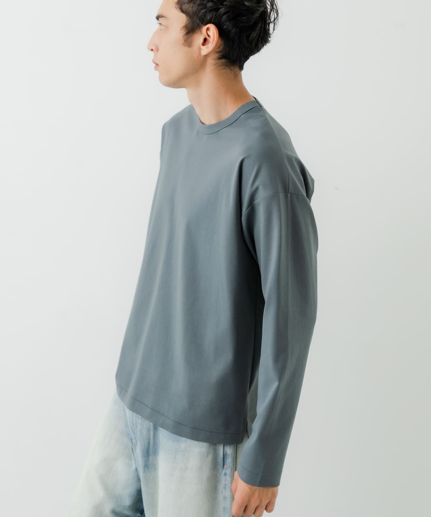 URBAN RESEARCH「コットンナイロンスムージーロングスリーブ」|Tシャツ・カットソー|