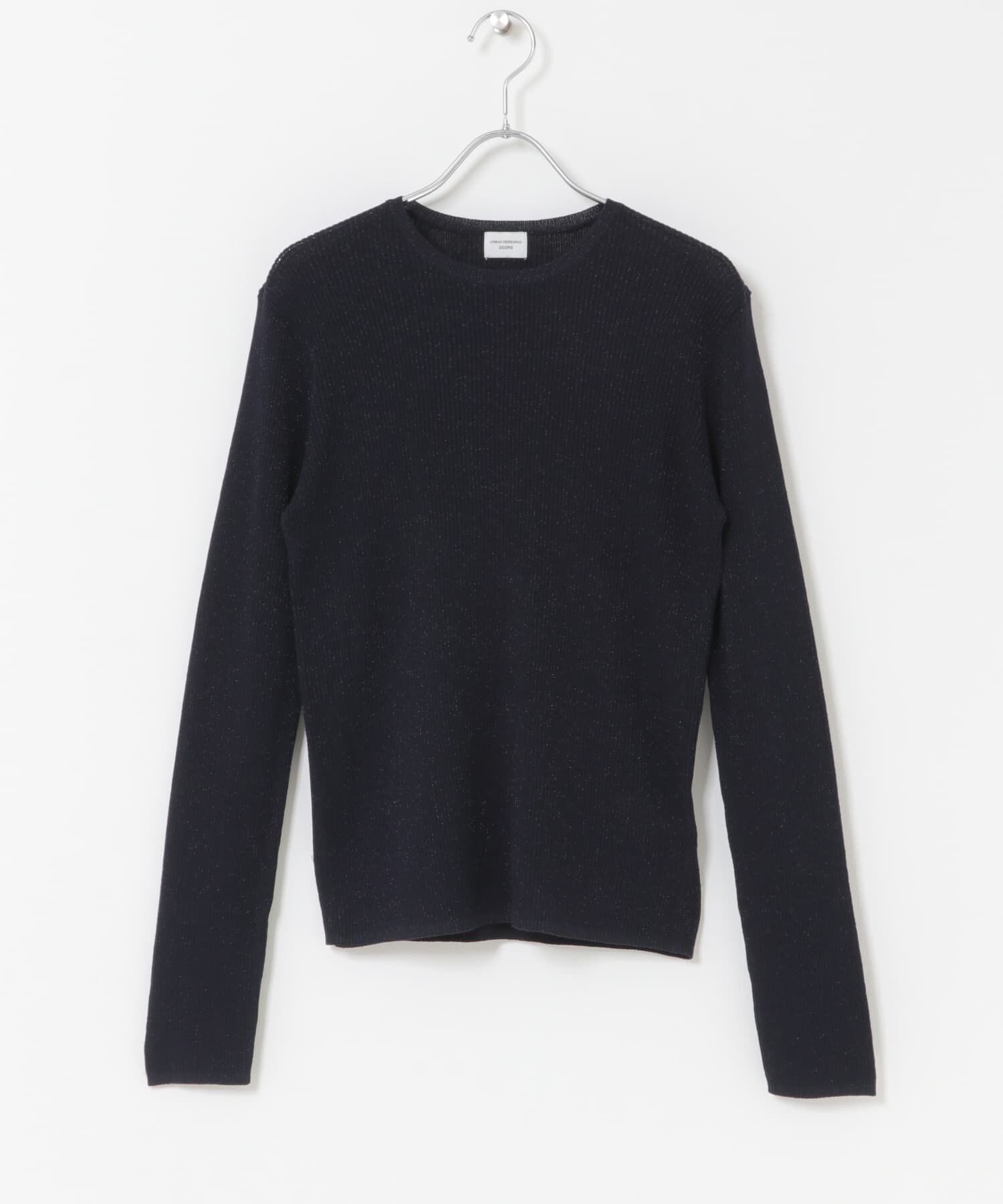 URBAN RESEARCH DOORS「ラメリブプルオーバー」|ニット・セーター|